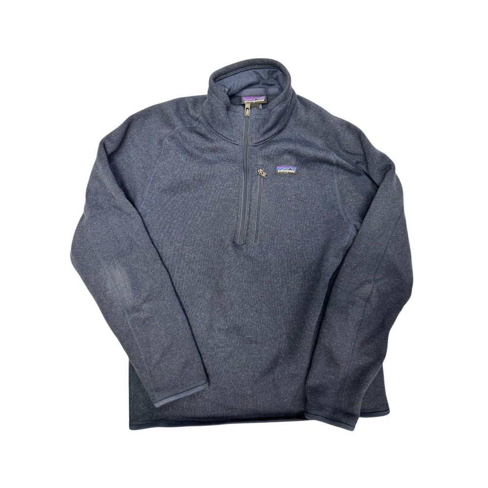 Patagonia‎ Men's Better Sweater 1/4 Zip Fleece Pullover Jacket Black Size M